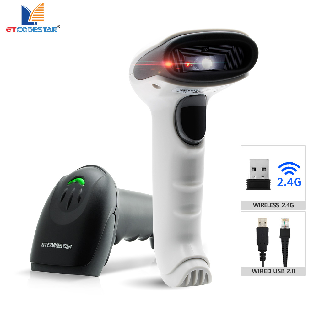 Barcode Scanner Wireless - GTCODESTAR X-9701C Escáner de código de