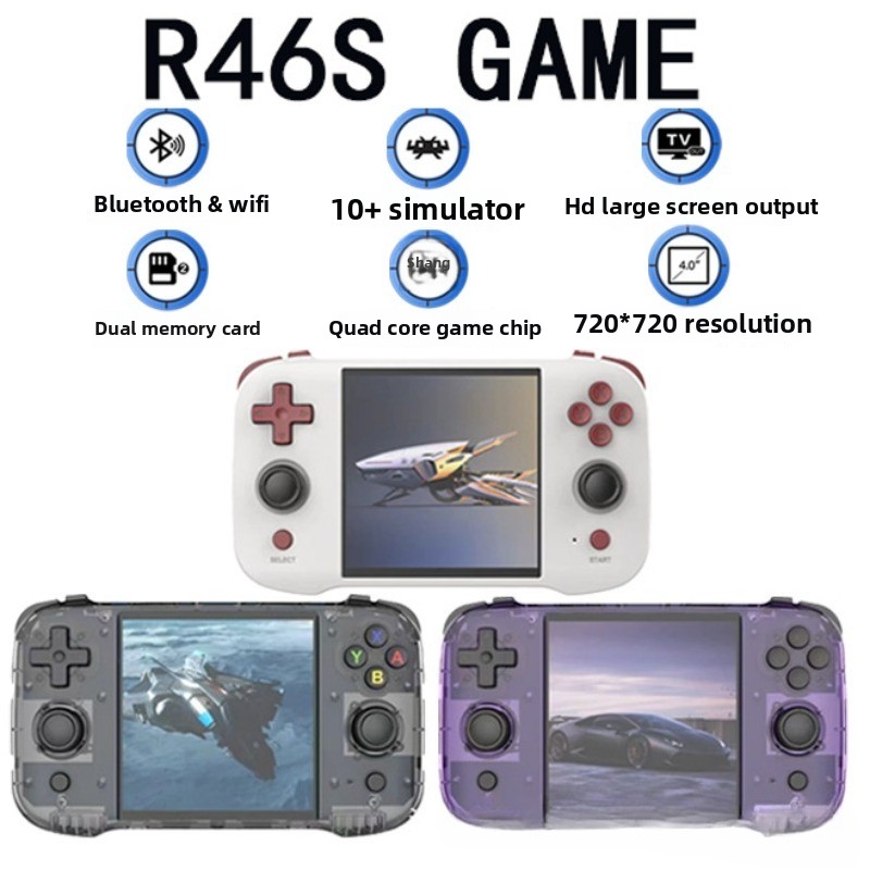 Handheld Game Console - Consola de juegos portátil Retro R46S