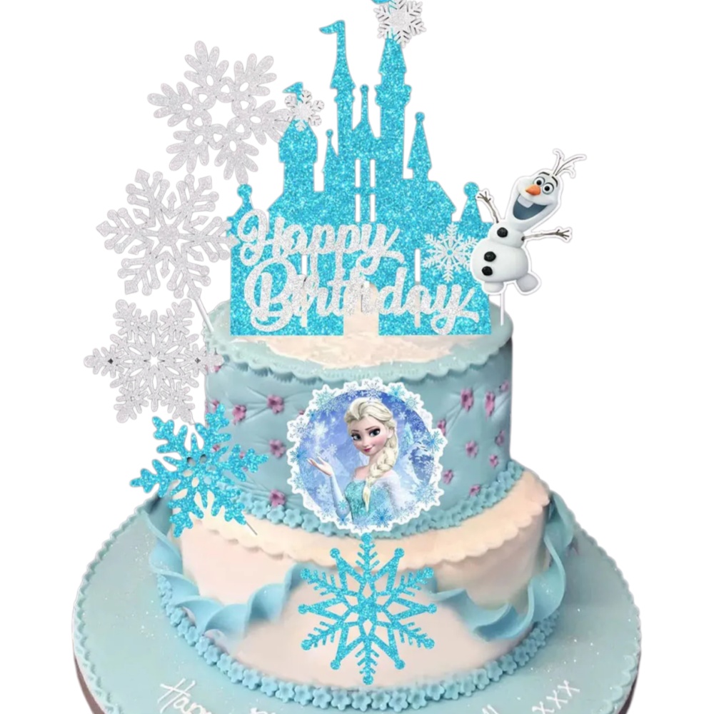 Elsa Gadget - Juego de 8 Adornos para Pastel
