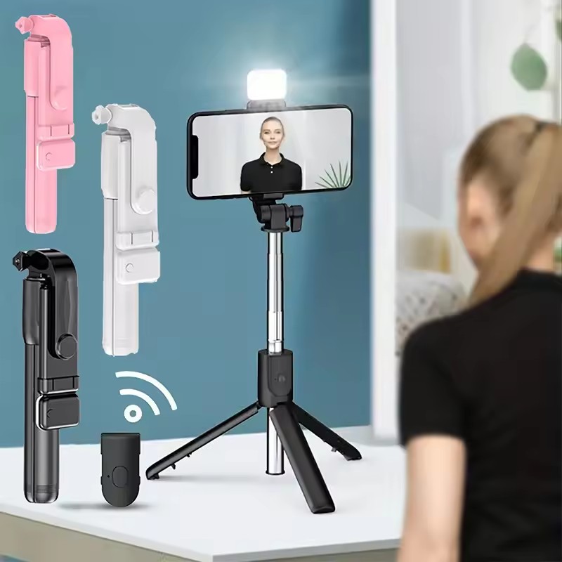 Auto Tracking Tripod - Trípode inalámbrico con Bluetooth para Selfie,