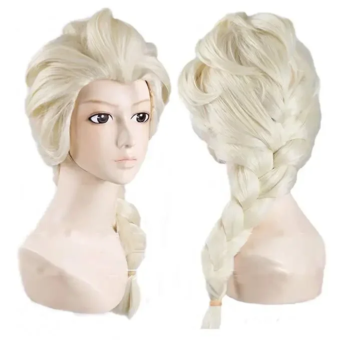 Elsa Gadget - Peluca de películas Frozen Snow Queen