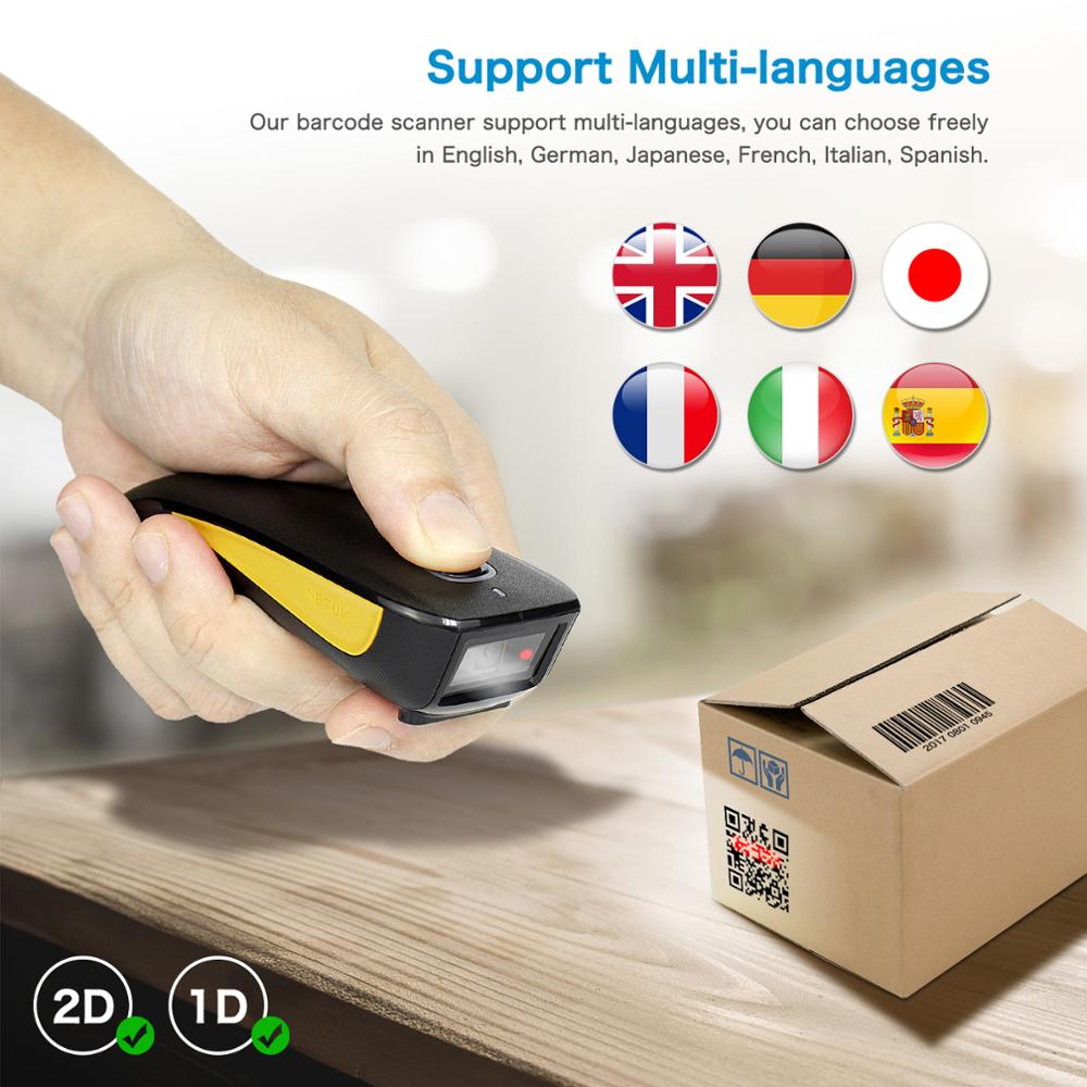Escáner de código de barras NE - Barcode Scanner Wireless reseña y precio