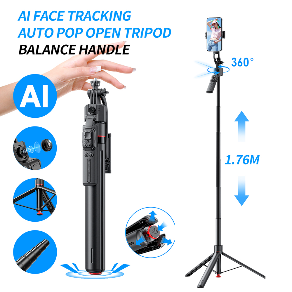 Nuevo TT07 AI seguimiento faci - Auto Tracking Tripod reseña y precio