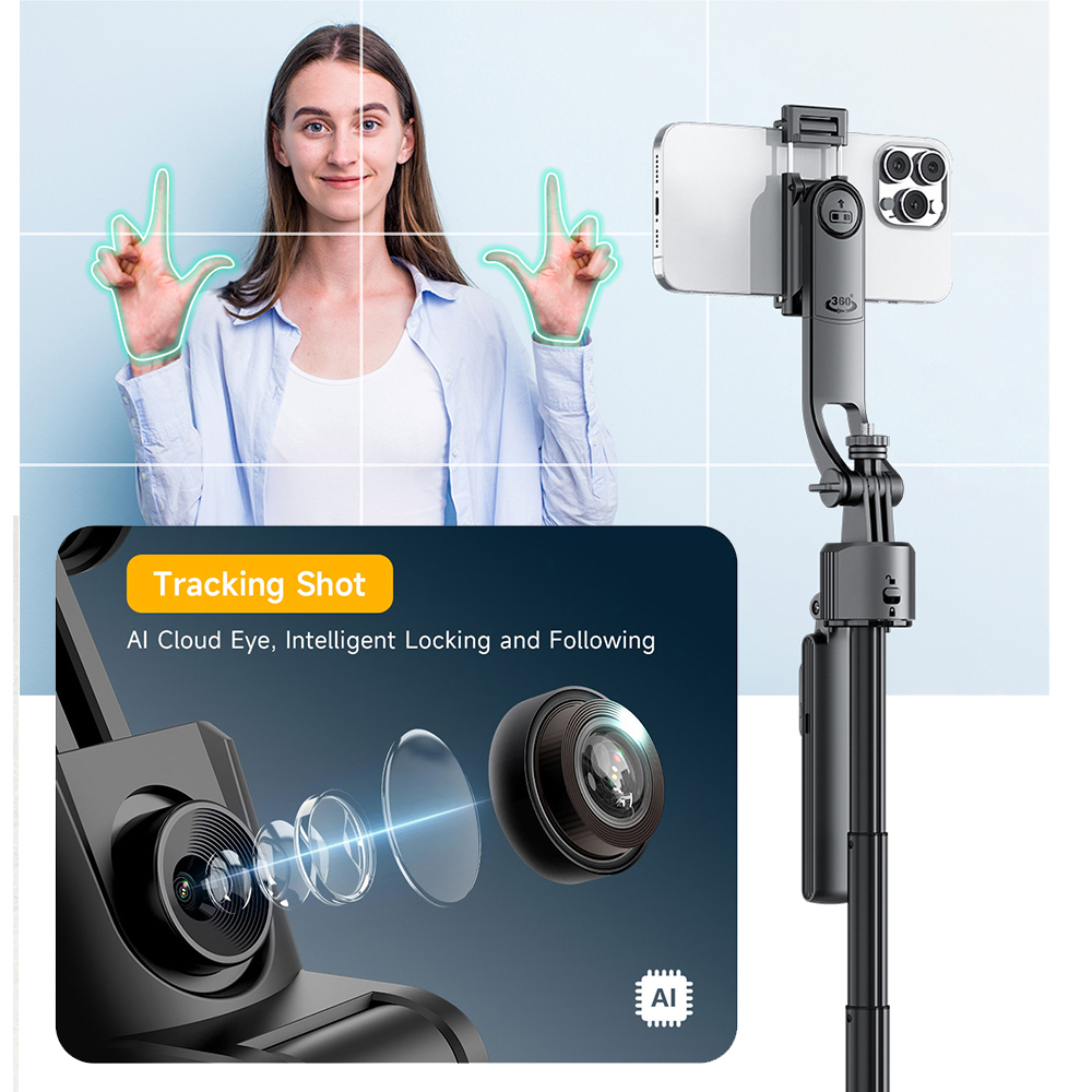 Nuevo TT07 AI seguimiento faci - Auto Tracking Tripod reseña y precio