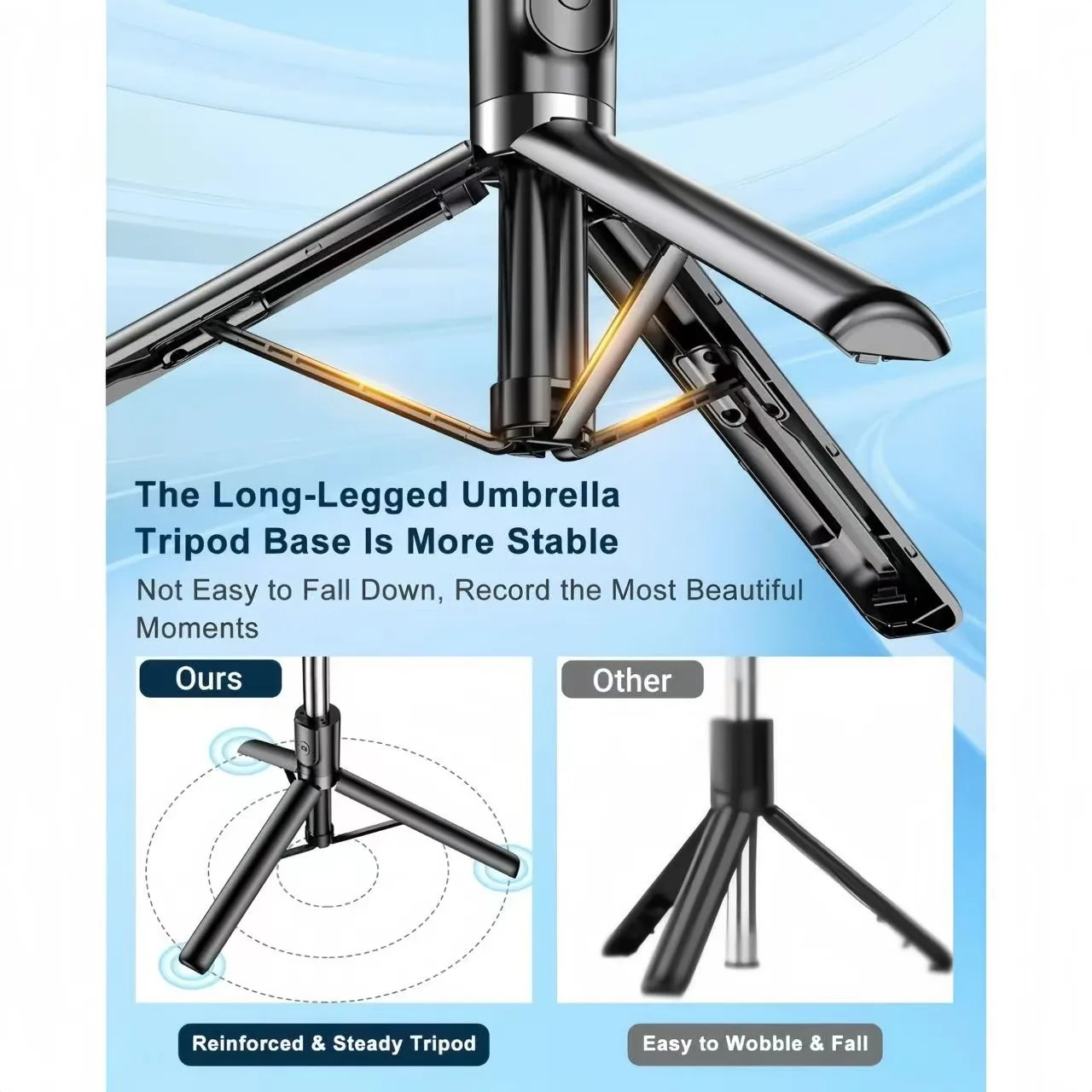 Palo de Selfie inalámbrico de  - Auto Tracking Tripod reseña y precio
