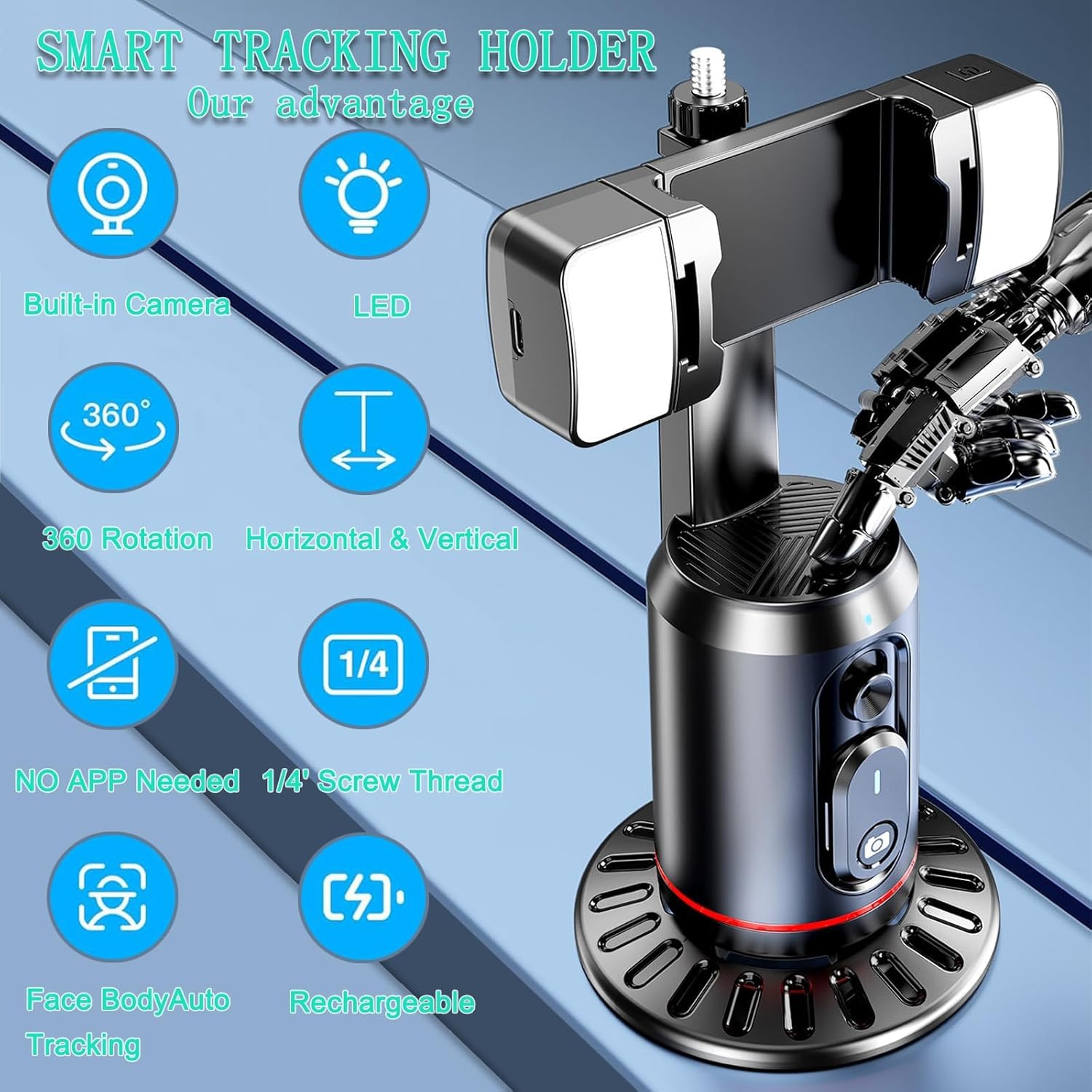 Trípode con Seguimiento Facial - Auto Tracking Tripod reseña y precio