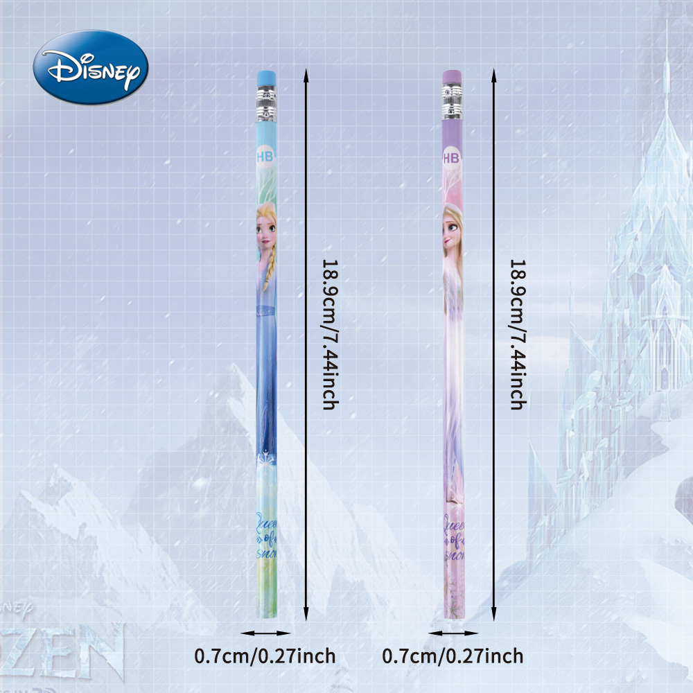 12 lápices HB de la princesa E - Elsa Gadget reseña y precio