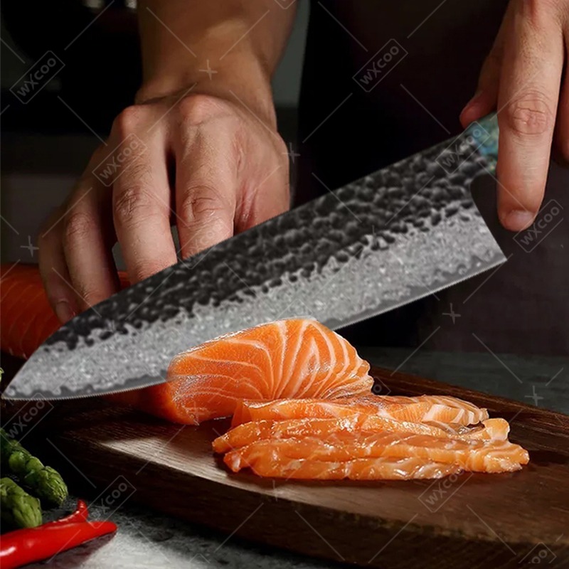 WXCOO-cuchillo de Chef forjado - Japanese Electronics Gadgets reseña y precio