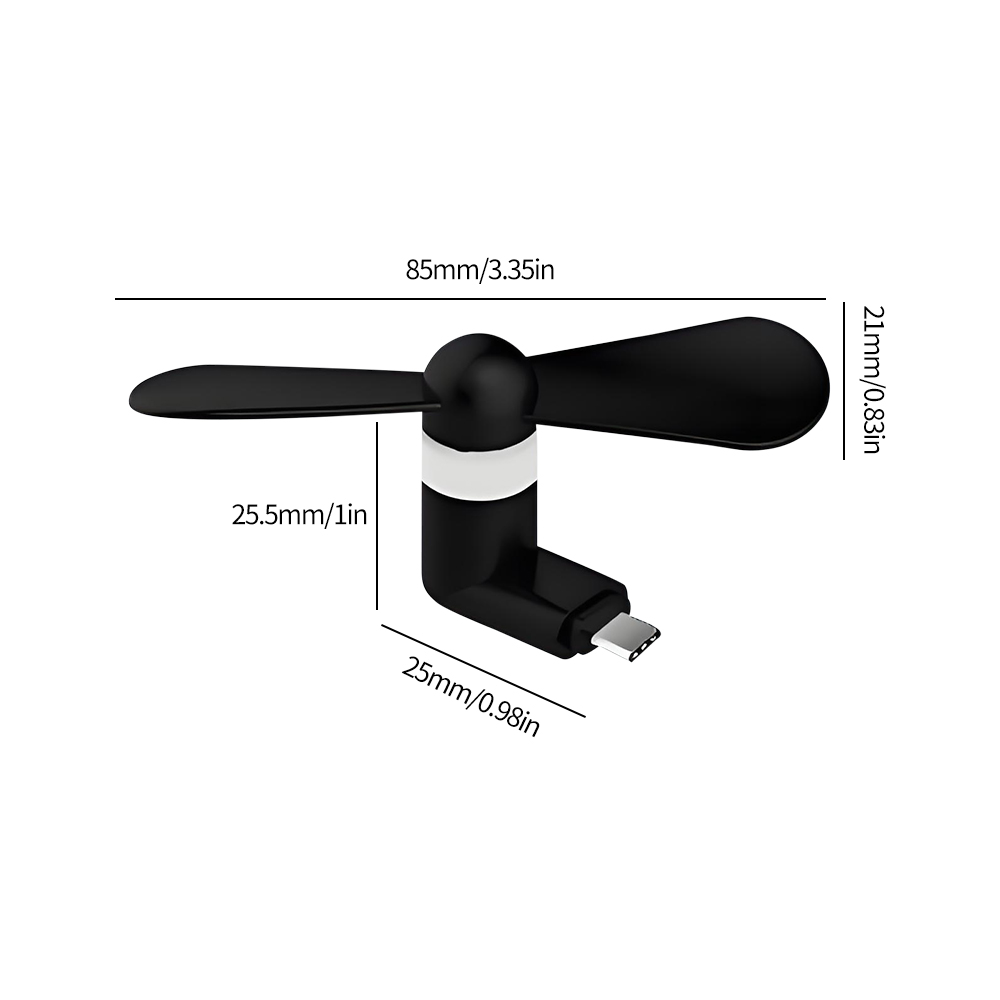 Mini ventilador Micro USB port - Electronics Gadgets Sale reseña y precio