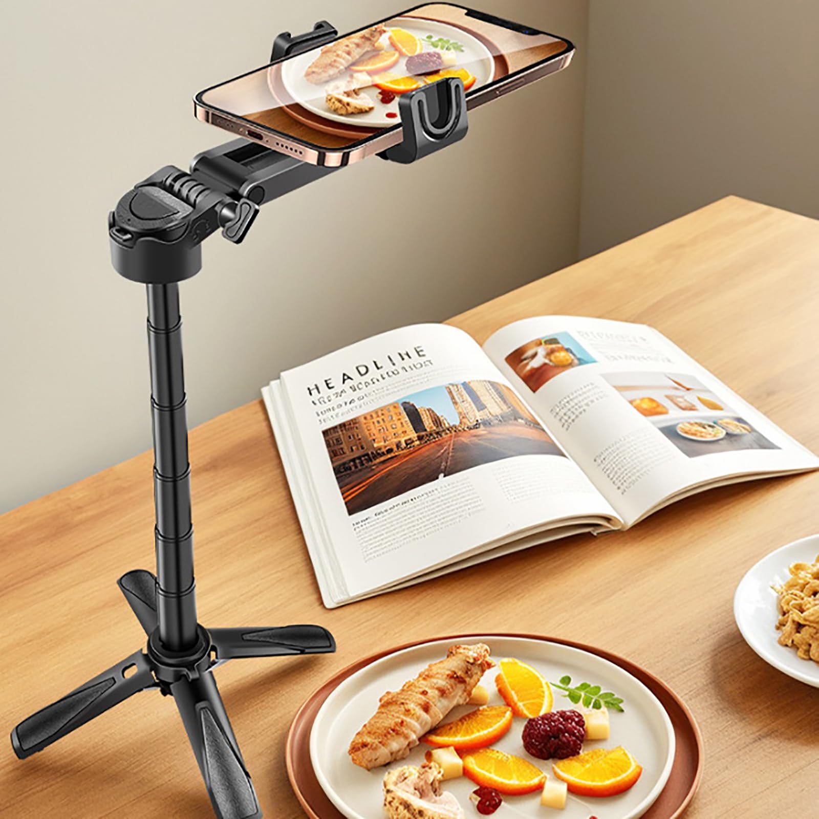 Trípode para palo de Selfie 4  - Auto Tracking Tripod reseña y precio