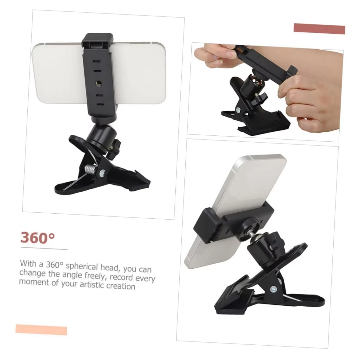 Miwayer-Clip para cabeza de gu - Auto Tracking Tripod reseña y precio