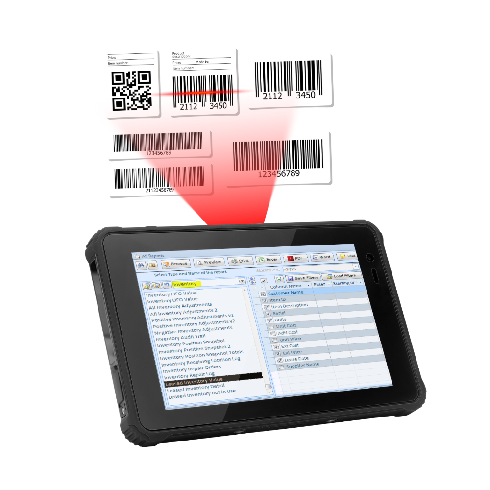 Tableta Industrial Resistente  - Barcode Scanner Wireless reseña y precio